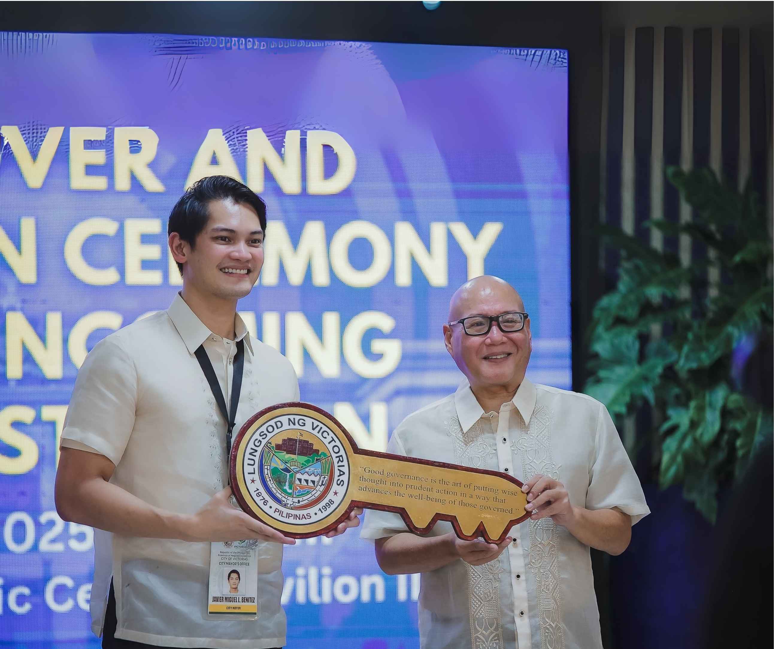 VICTORIAS CITY HOLDS OFFICIAL TURNOVER CEREMONY FOR INCOMING ADMINISTRATION